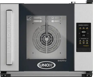 Печь конвекционная UNOX XEFR-04HS-ETLV Arianna петли справа без сливного отверстия