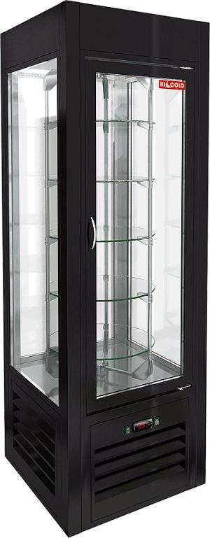Витрина кондитерская HICOLD VRC 350 R Sh Black