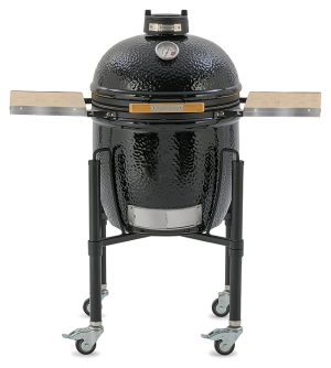 Гриль керамический Monolith Grill ONE.55 (Classic), черный на колесиках с боковыми столиками