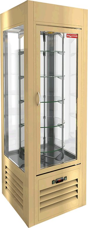 Витрина кондитерская HICOLD VRC 350 R Sh Beige