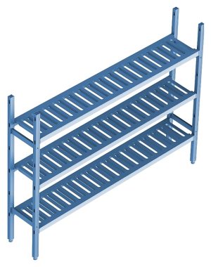 Стеллаж модульный базовый POLAIR LOAD.ME POLY 16AL.3PP40.13B