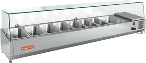 Витрина настольная охлаждаемая для ингредиентов HICOLD VRTG 1915 кPZ4
