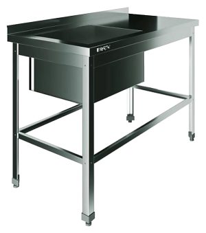 Ванна моечная Restoinox ВМСР/1-10/6-БЛО-ЭН