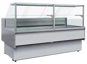 Холодильная витрина GC110 SV 2,0-1 (с пластиковыми боковинами в комплекте)